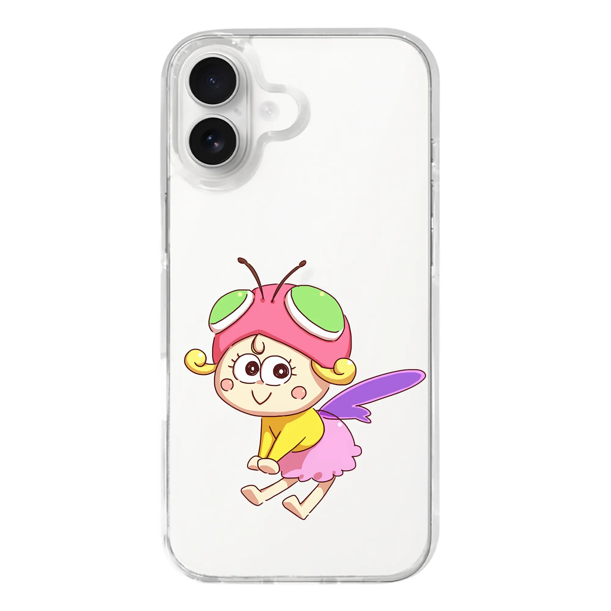 はなかっぱ グッズ,アゲルちゃん - iPhone 17シリーズ 透明スマホケース – 薄型・耐衝撃・精密フィット保護カバー